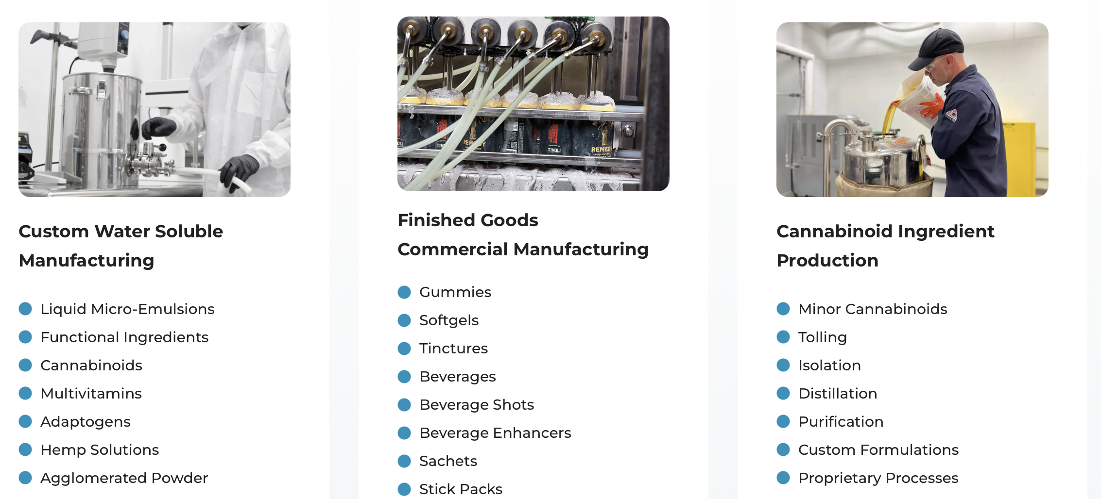 A screenshot of the business page for an industrial company.