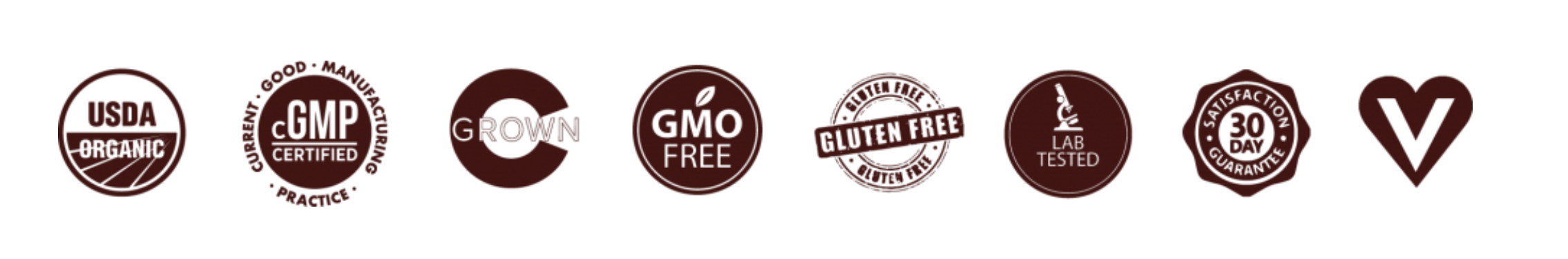 Two different logos for a food company.